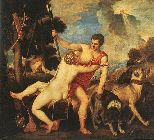Venus and Adonis,  Titian